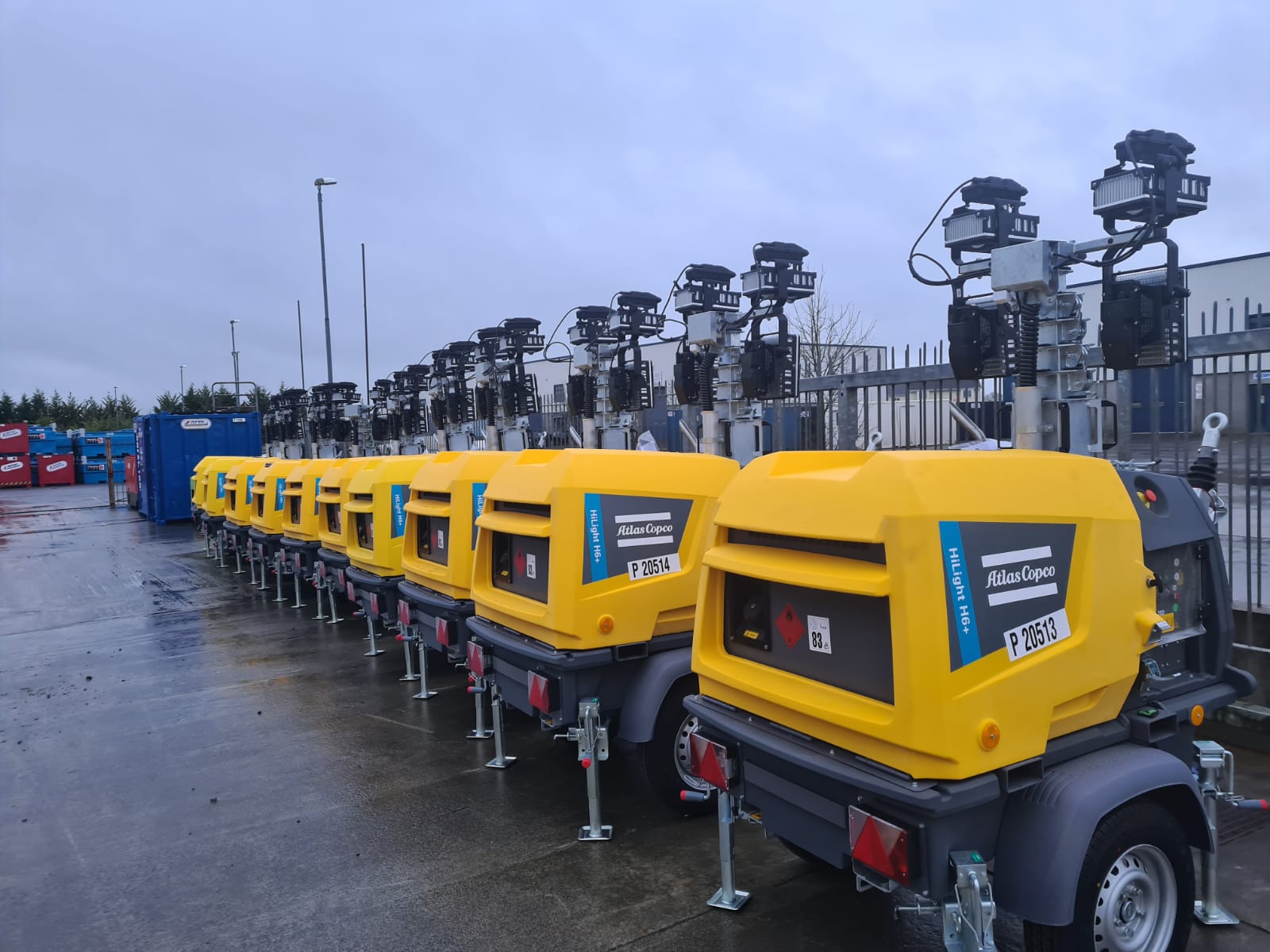 New Atlas Copco lighting towers into Stock